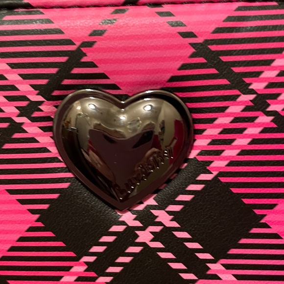 Betsey Johnson Pink Plaid Shoulder Bag - Picture 3 of 8